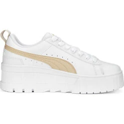 Puma Mayze Wedge Wns Sneakers Low - Weiß/gold -Mode-Sneaker-Shop 29022712 04