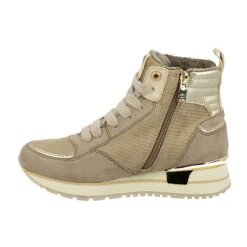 Tom Tailor Stiefel Mit Warmfutter Für Damen Sneakers High - Beige -Mode-Sneaker-Shop 29162710 03