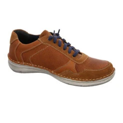 Josef Seibel Herren Schnürhalbschuhe Anvers 97 Slipper Freizeit Elegant Schuhe Lederkombination Uni Schnürschuhe -Mode-Sneaker-Shop 29444195 06