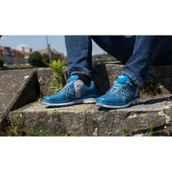 Haix Wanderschuhe Haix CONNEXIS Air Low Blau/silber - Blau/silber