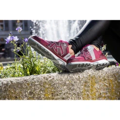 Haix Wanderschuhe Haix CONNEXIS Air Low Beere/silber - Beere