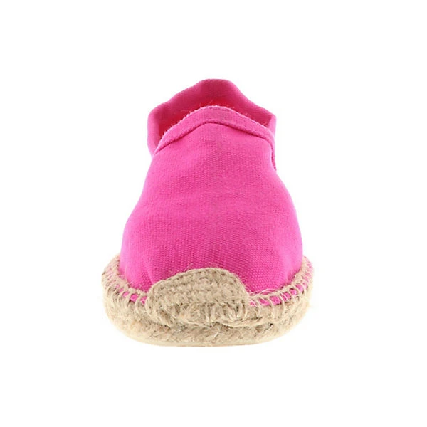 Damen Espadrilles Slipper Flach Bastoptik Pink/magenta - Pink 6 Damen Espadrilles Slipper Flach Bastoptik Pink/magenta - Pink – Bild 4