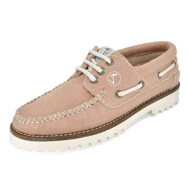 Damen Bootsschuhe Hanf Und Vegan Pasjaca Rosa - Rosa 3 Damen Bootsschuhe Hanf Und Vegan Pasjaca Rosa - Rosa