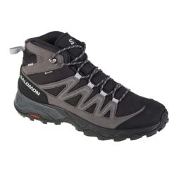 Salomon Trekkingschuhe X Ward Leather Mid GTX 471817 Trekkingschuhe - Grau