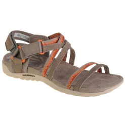 Merrell Sandalen Terran 3 Cush Lattice Sandal J005664 Outdoorsandalen - Beige