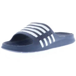 Herren Badeschuhe Pantoletten Schlappen Latschen Slipper Blau/navy - Blau