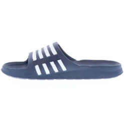 Herren Badeschuhe Pantoletten Schlappen Latschen Slipper Blau/navy - Blau -Mode-Sneaker-Shop 30245426 05
