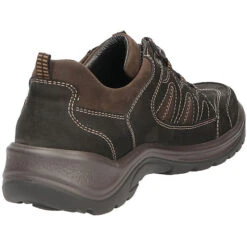 Waldläufer Herren Comfort Schnürschuh HAJO Komfort-Halbschuhe - Schwarz -Mode-Sneaker-Shop 4734048 04