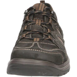 Waldläufer Herren Comfort Schnürschuh HAJO Komfort-Halbschuhe - Schwarz -Mode-Sneaker-Shop 4734048 06