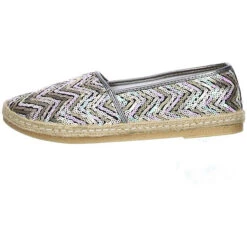 Damen Espadrilles Gold/platin/rosa/metallic - Mehrfarbig -Mode-Sneaker-Shop 8869558 05