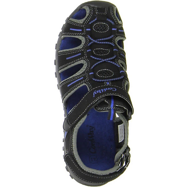 Conway Damen Herren Trekkingsandalen Schwarz - Schwarz 9 Conway Damen Herren Trekkingsandalen Schwarz - Schwarz – Bild 7