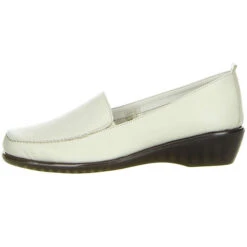 Damen Halbschuhe Slipper Weiß - Offwhite -Mode-Sneaker-Shop 8902211 05