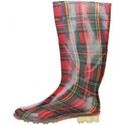 Damen Wasserdichte Gummistiefel Regenschuhe Rot - Rot -Mode-Sneaker-Shop 9518647 05