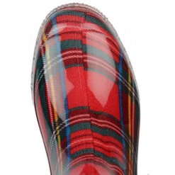 Damen Wasserdichte Gummistiefel Regenschuhe Rot - Rot -Mode-Sneaker-Shop 9518647 06